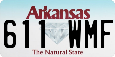 AR license plate 611WMF