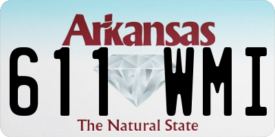 AR license plate 611WMI