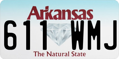 AR license plate 611WMJ