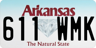 AR license plate 611WMK