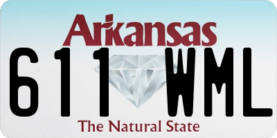 AR license plate 611WML