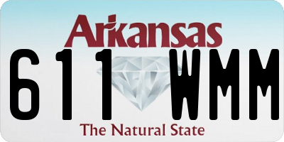 AR license plate 611WMM