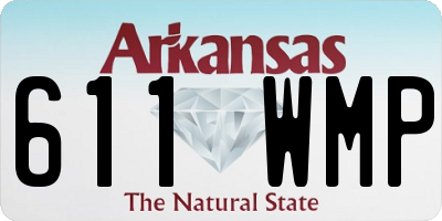 AR license plate 611WMP