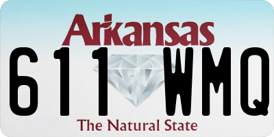 AR license plate 611WMQ