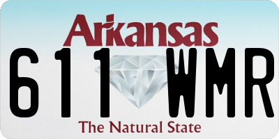 AR license plate 611WMR