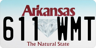 AR license plate 611WMT