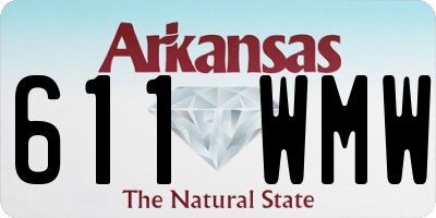 AR license plate 611WMW