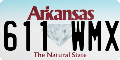 AR license plate 611WMX