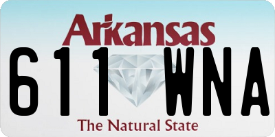 AR license plate 611WNA