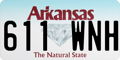 AR license plate 611WNH