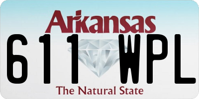 AR license plate 611WPL