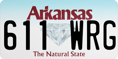 AR license plate 611WRG