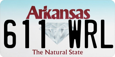 AR license plate 611WRL