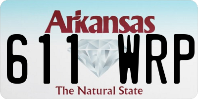 AR license plate 611WRP