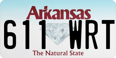 AR license plate 611WRT