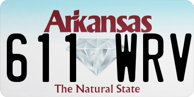 AR license plate 611WRV