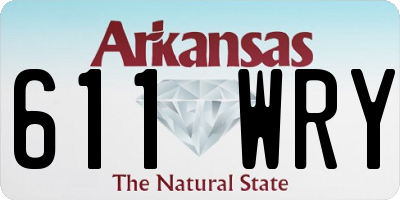 AR license plate 611WRY