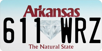 AR license plate 611WRZ