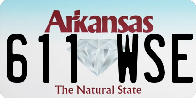 AR license plate 611WSE