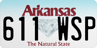 AR license plate 611WSP