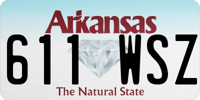 AR license plate 611WSZ