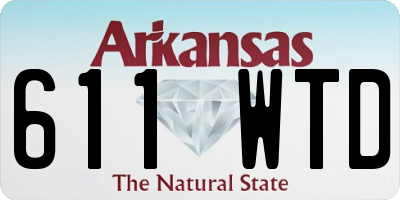 AR license plate 611WTD