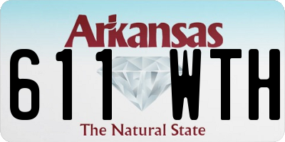 AR license plate 611WTH