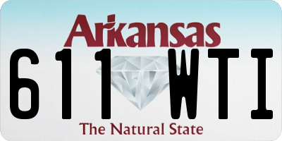 AR license plate 611WTI