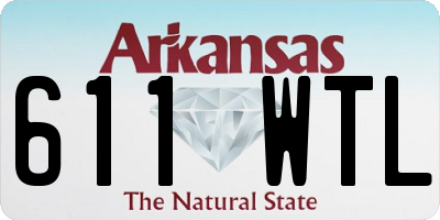 AR license plate 611WTL