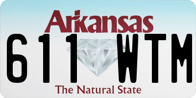 AR license plate 611WTM