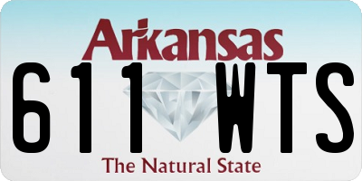 AR license plate 611WTS