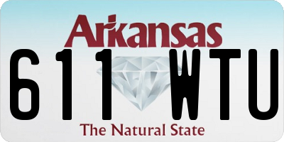 AR license plate 611WTU