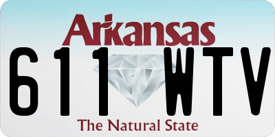 AR license plate 611WTV