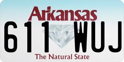 AR license plate 611WUJ