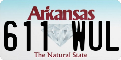 AR license plate 611WUL