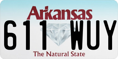 AR license plate 611WUY