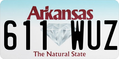 AR license plate 611WUZ