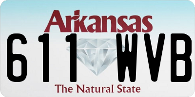 AR license plate 611WVB