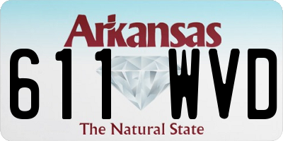 AR license plate 611WVD