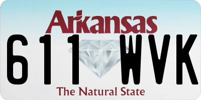 AR license plate 611WVK