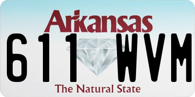 AR license plate 611WVM