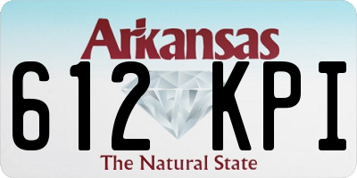 AR license plate 612KPI