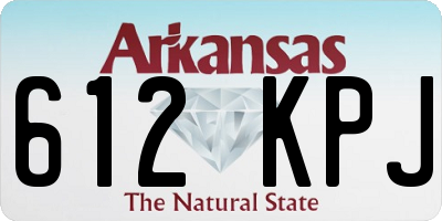 AR license plate 612KPJ