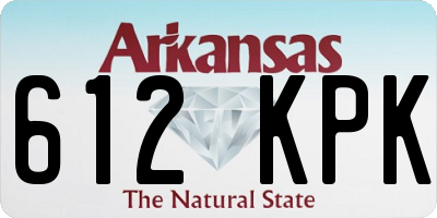 AR license plate 612KPK