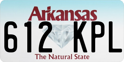 AR license plate 612KPL