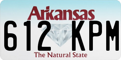 AR license plate 612KPM