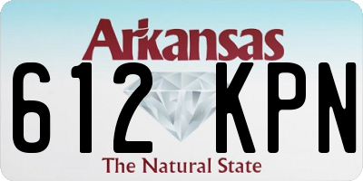 AR license plate 612KPN