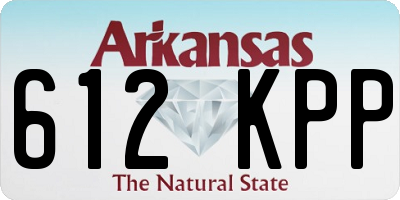 AR license plate 612KPP