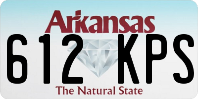 AR license plate 612KPS