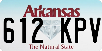 AR license plate 612KPV